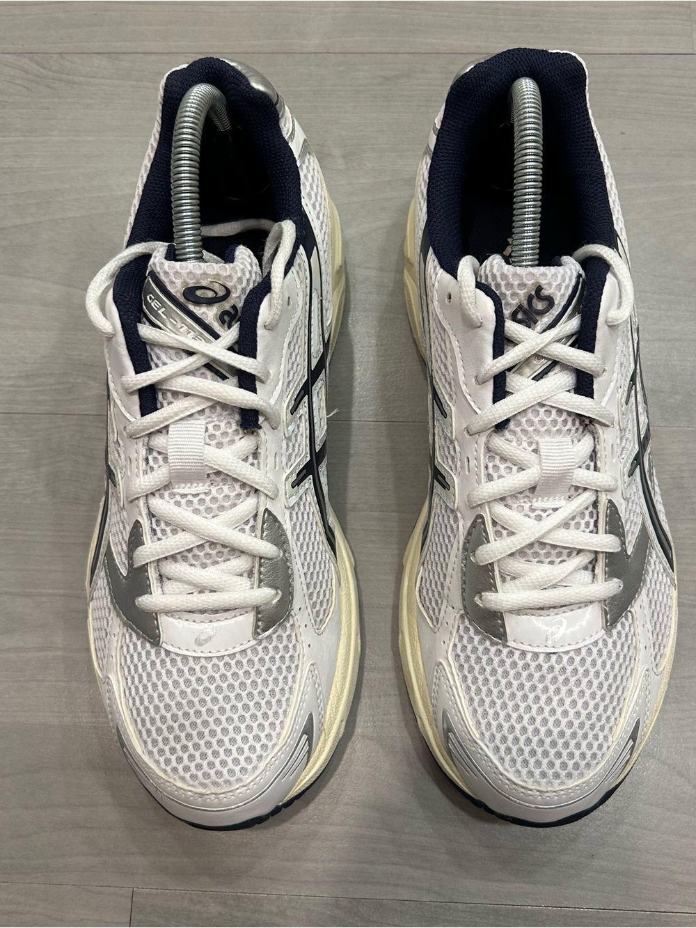 Asics Gel-1130 Womens Sz 10 Midnight Navy White Athletic Running Shoes Sneakers - Picture 4 of 9